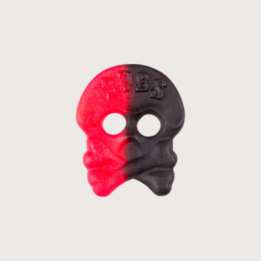 BUBS Raspberry Liquorice Skull – Frankie's Candy Co