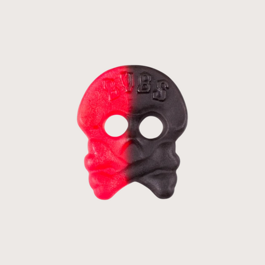 Raspberry Liquorice Skull